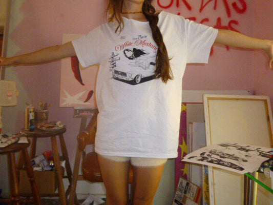 White Mustang Tee